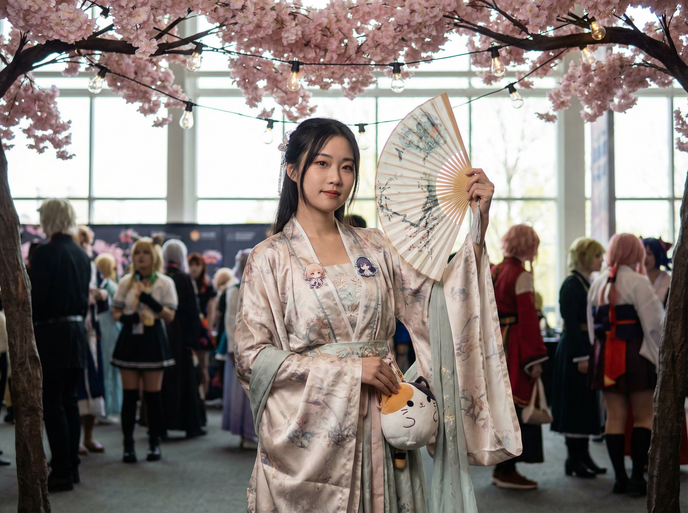 每日大赛汉服少女